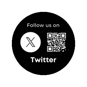 Twitter NFC & QR Phone Tags Stickers