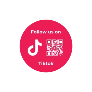 Tiktok NFC & QR Phone Tags Stickers