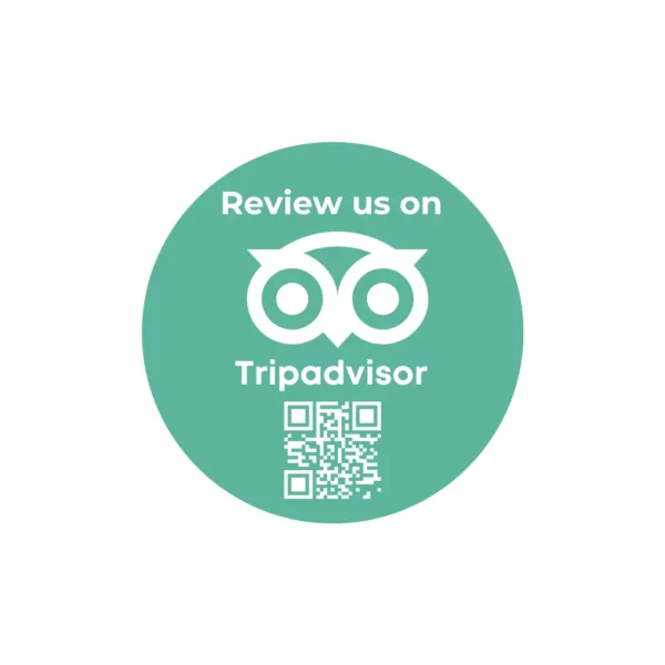 tripadvisor with qr sticker