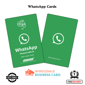 NFC whatsapp business card Green_white with simple (2)